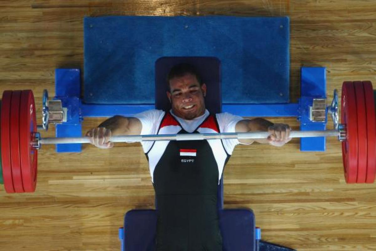 Sherif Osman Sherif Osman powerlifting in action