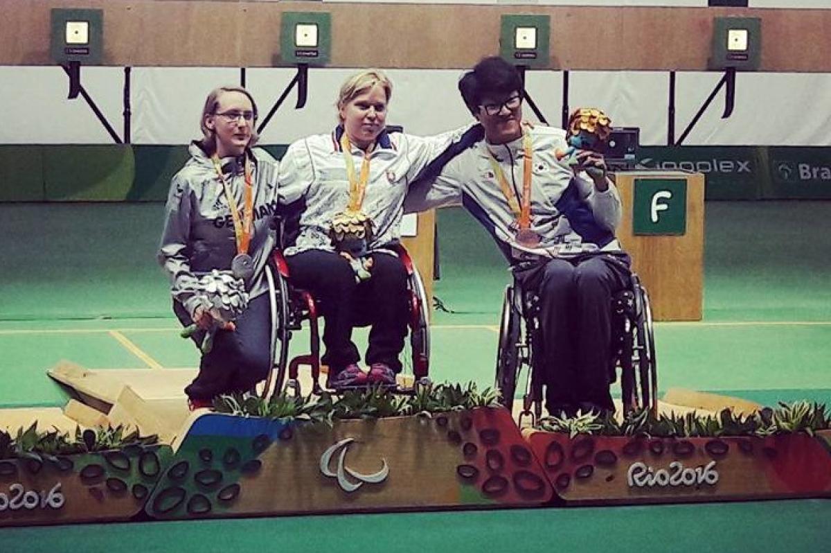 Veronika Vadovicova Rio 2016 Veronika Vadovicova celebrates second gold medal win at Rio 2016