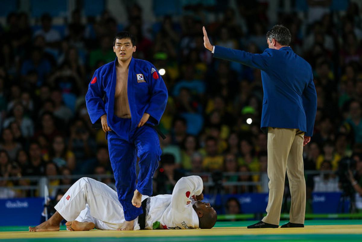 Gwanggeun Choi in action September 10 at Rio 2016