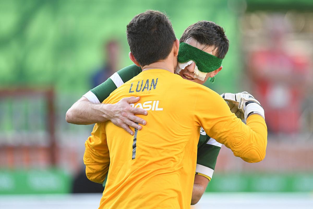 Ricardinho of Brazil and Luan of Brazil 