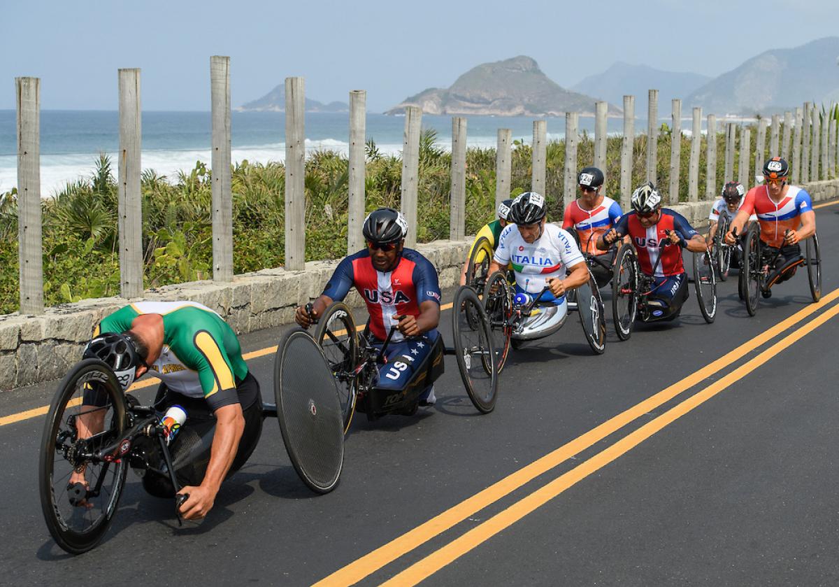 Men's Cycling Road Race H5 in Rio de Janeiro