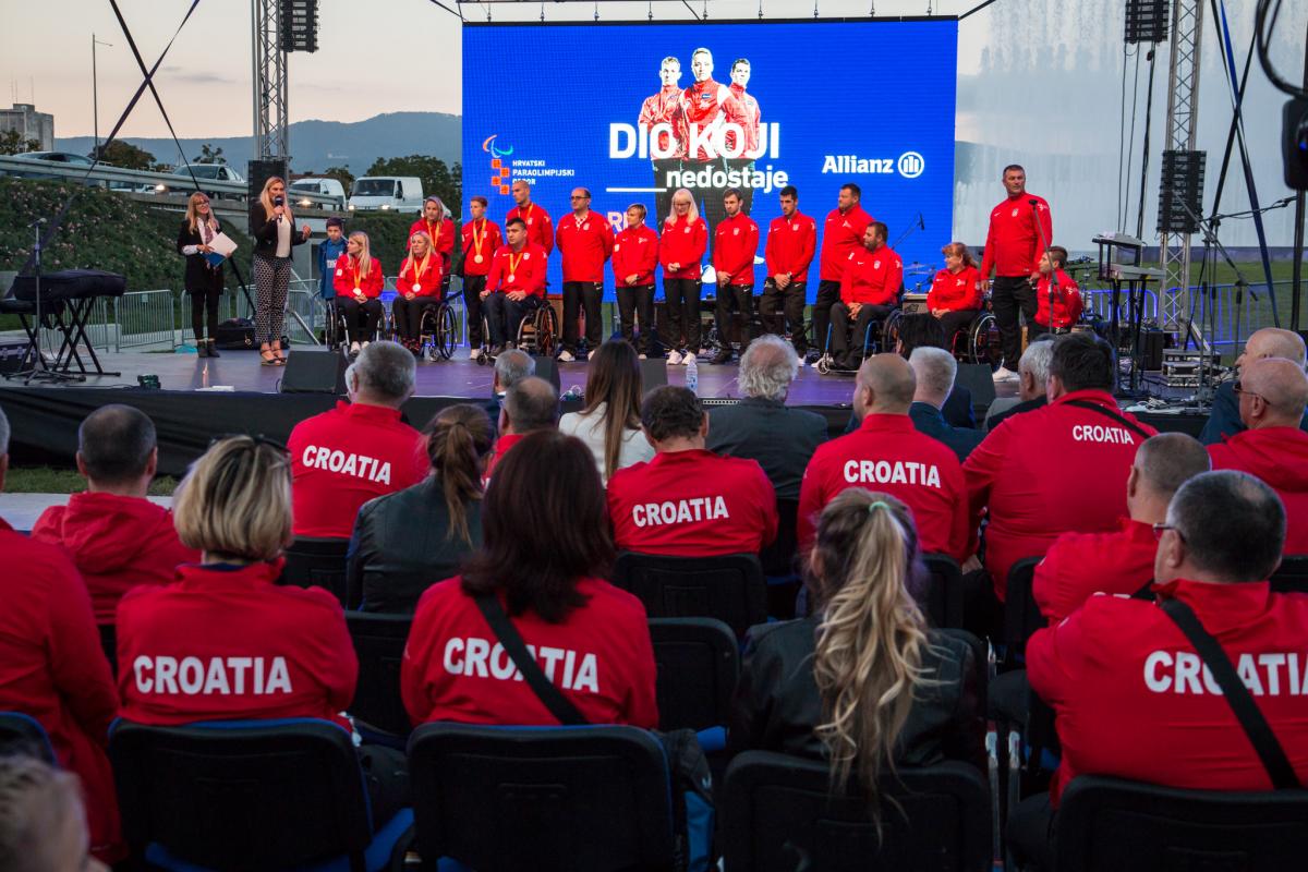 Croatian athletes were welcomed home from Rio 2016 Croatian athletes