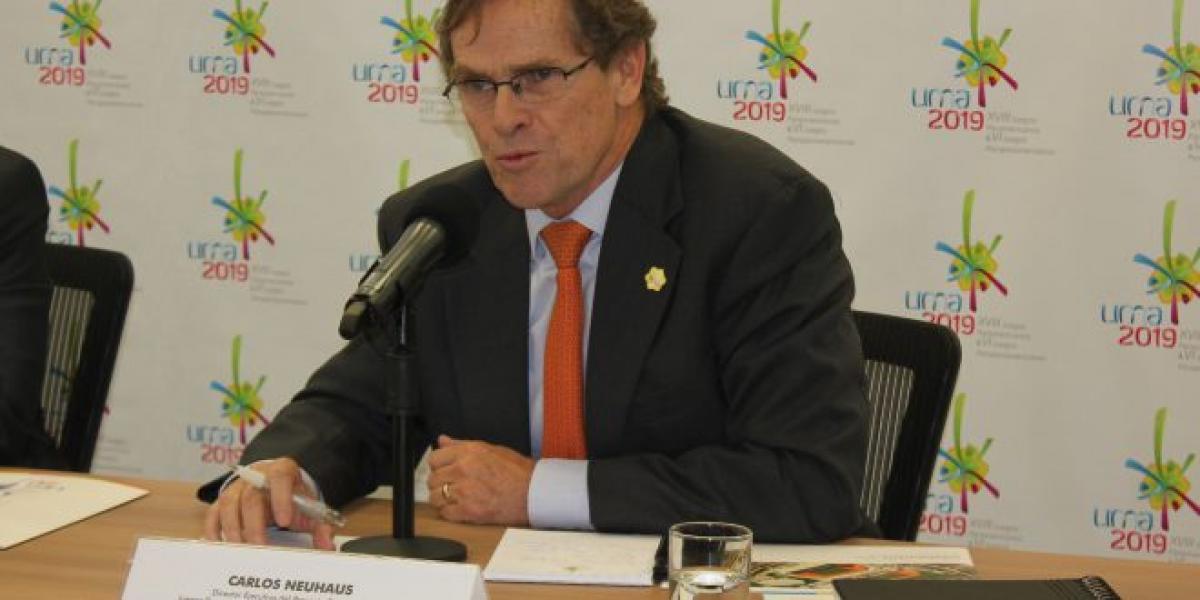 Carlos Neuhaus - Lima 2019 Lima 2019 President Carlos Neuhaus gives a press conference.