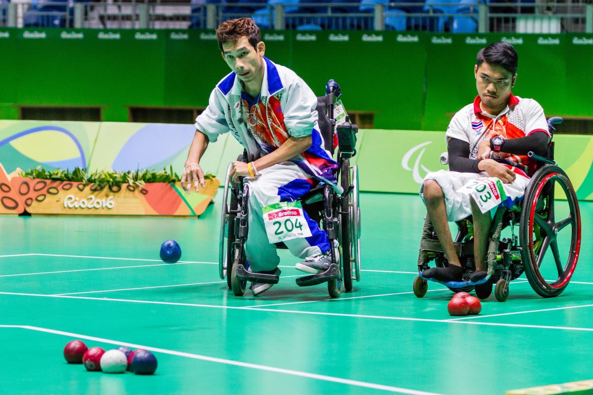 Boccia at the Rio 2016 Paralympic Games.