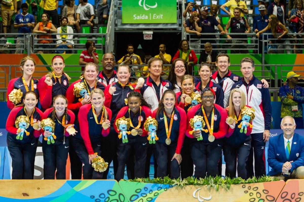 USA women's sitting volleyball team - Rio 2016 USA women's sitting volleyball team