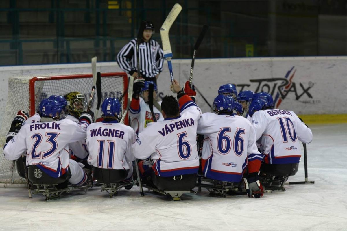 The Czech Republic ice sledge hockey team