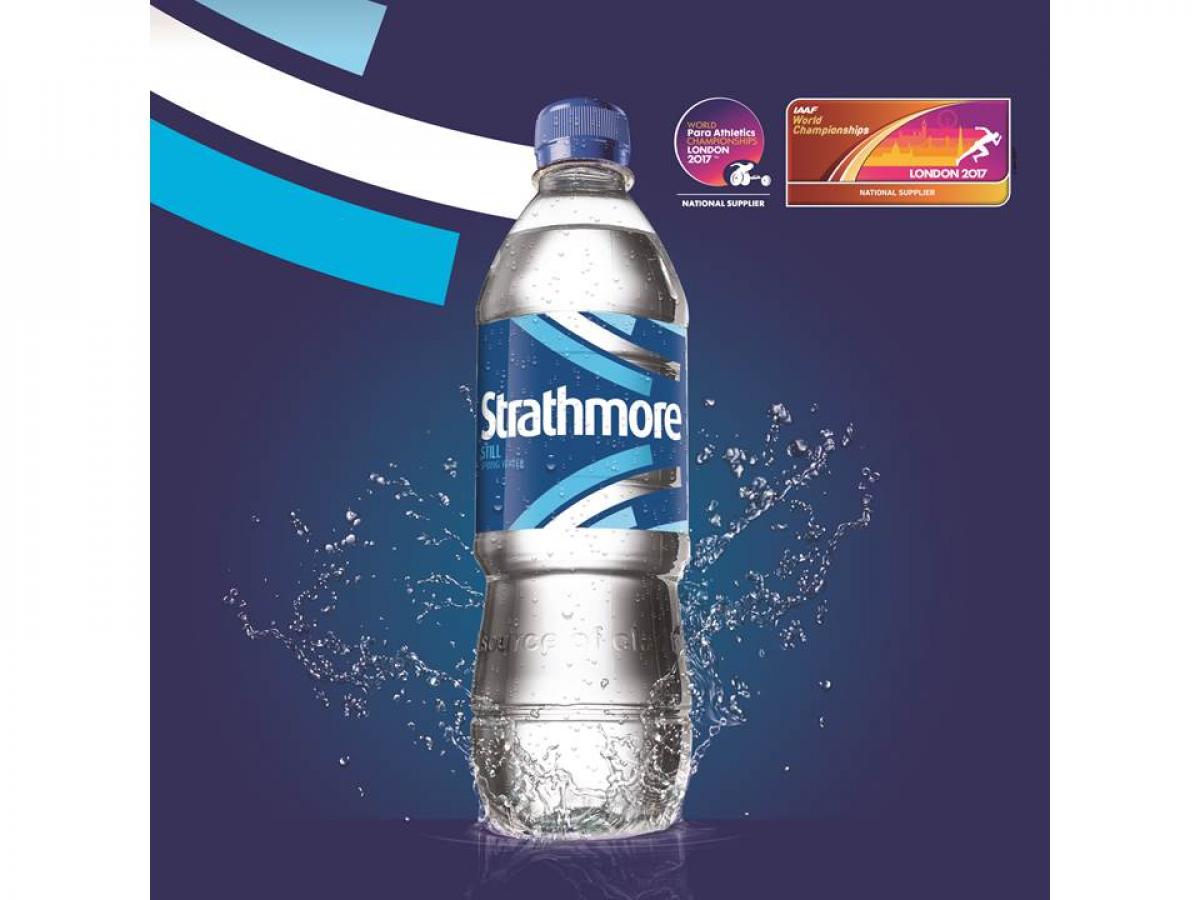Strathmore water has been announced as the national supplier of bottled water for both the IAAF World Championships London 2017 and the World Para Athletics Championships. 