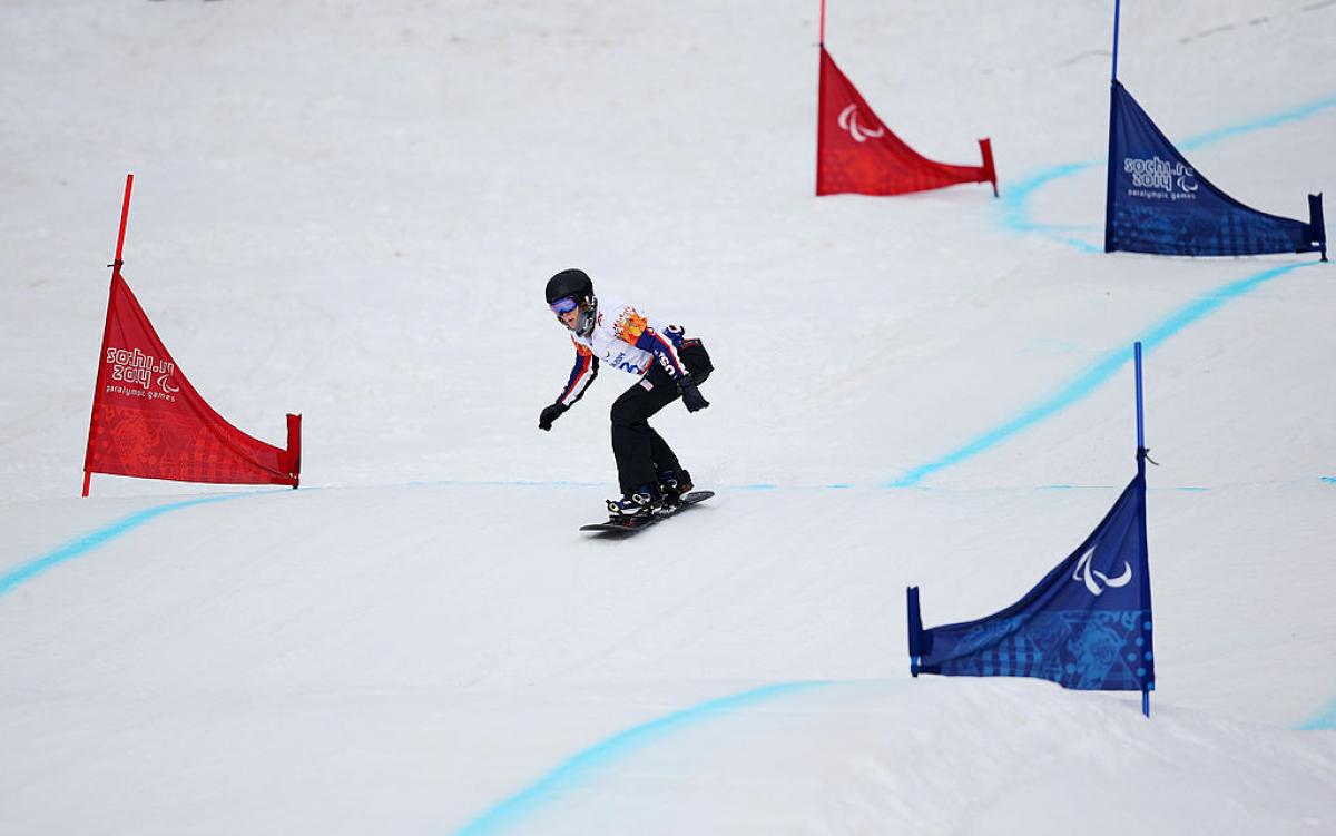 Amy Purdy of the United States