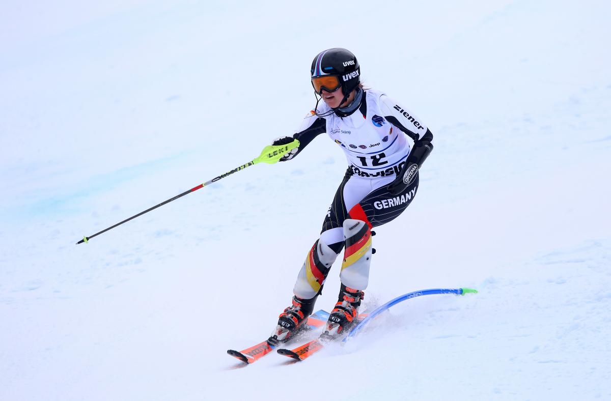 Andrea Rothfuss of Germany at the Tarvisio 2017 World Para Alpine Skiing Championships