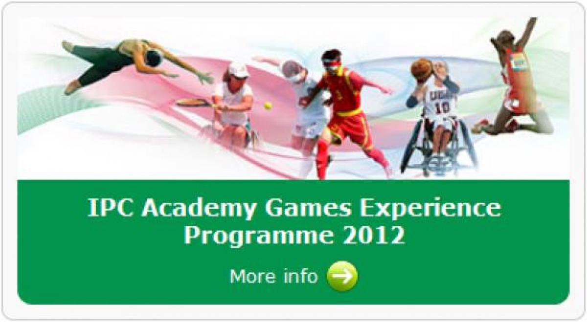 IPC Academy Games Experience Programme 2012