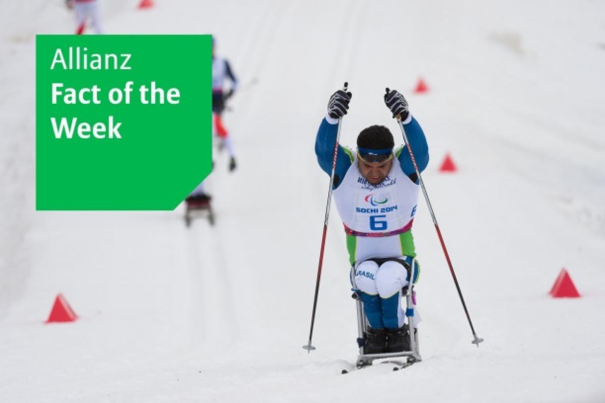 Fact of the week - training cross-country Sit skier on a slope