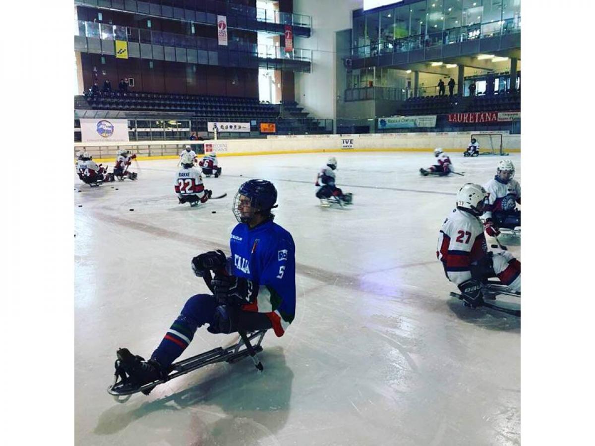 Norway beat Italy at the International Para Ice Hockey Tournament.