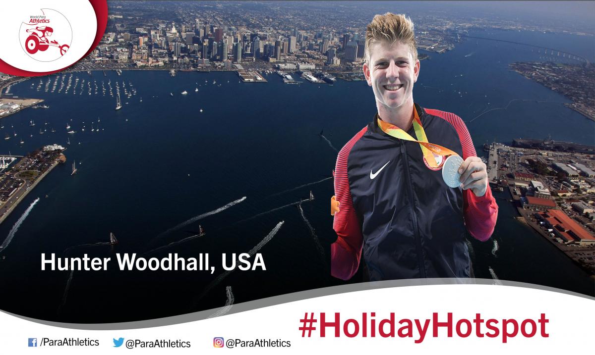 Holiday hotspot with the USA’s Hunter Woodhall The Paralympic medallist explains his favourite place for vacation and his two essential items.