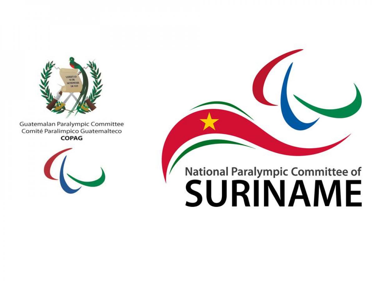 Sao Paulo 2017 - Guatemala Surinam logos