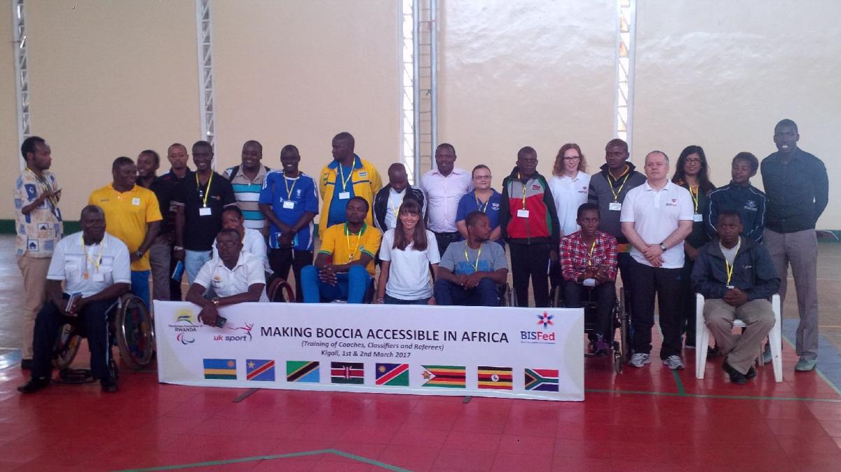 Group picture of workshop participants in Rwanda