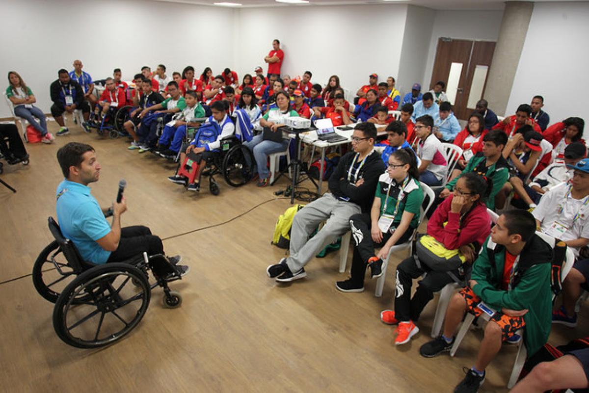 Proud Paralympian at Sao Paulo 2017 Young Para athletes gather for training sessions that will help their future careers.