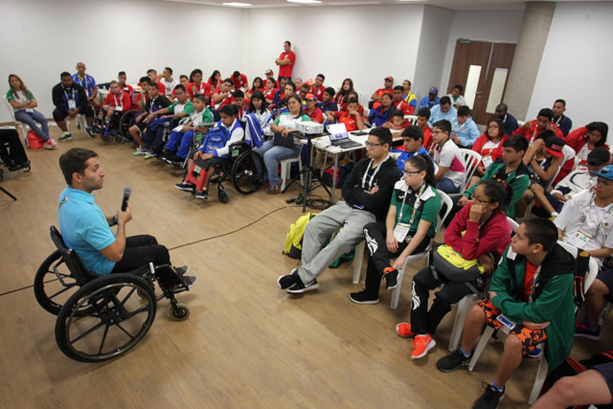 Young Para athletes gather for training sessions that will help their future careers.