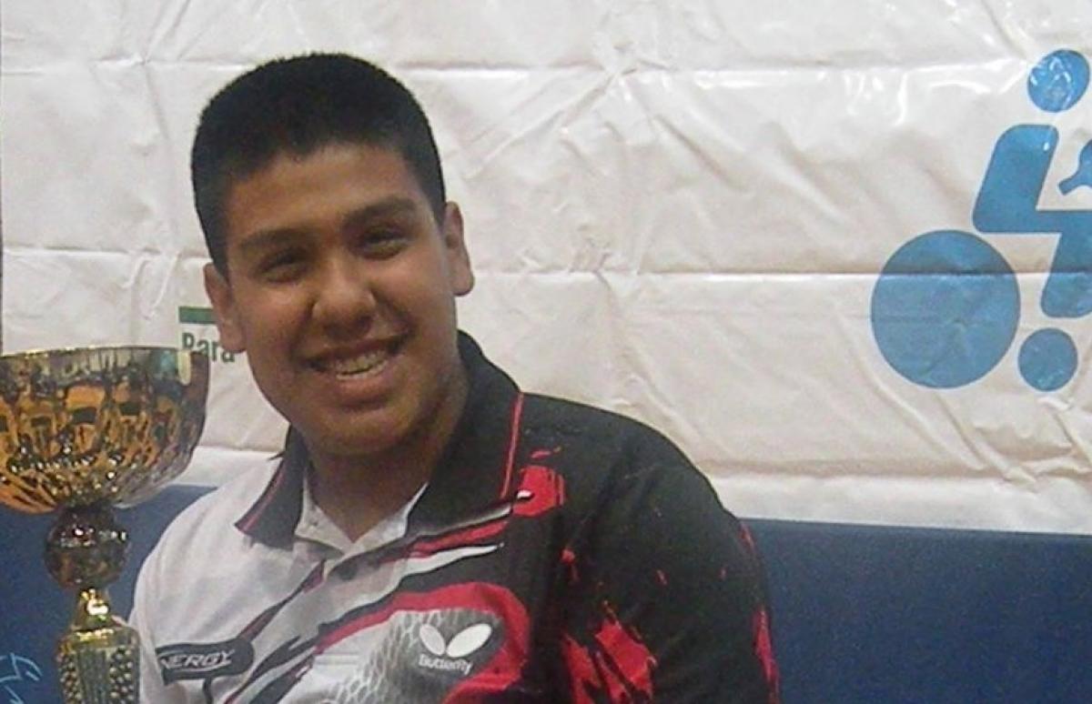 Elias Romero - Argentina A young Para table tennis player