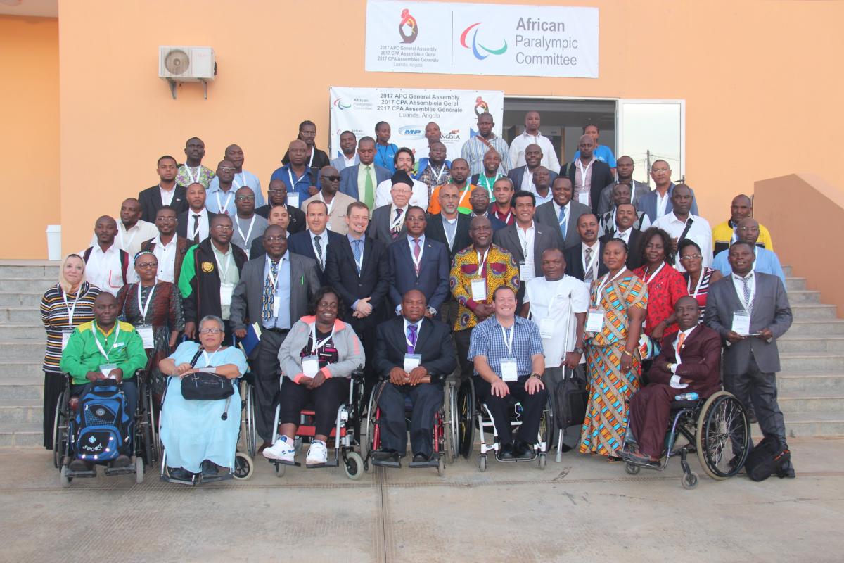 African Paralympic Committee - 2017 General Assembly Group of people pose for a photo