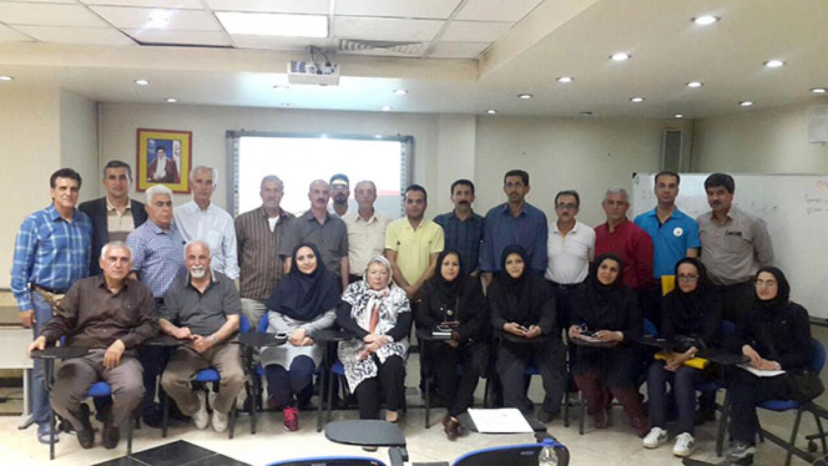 Classifier course - Iran Group photo of participants after a training course