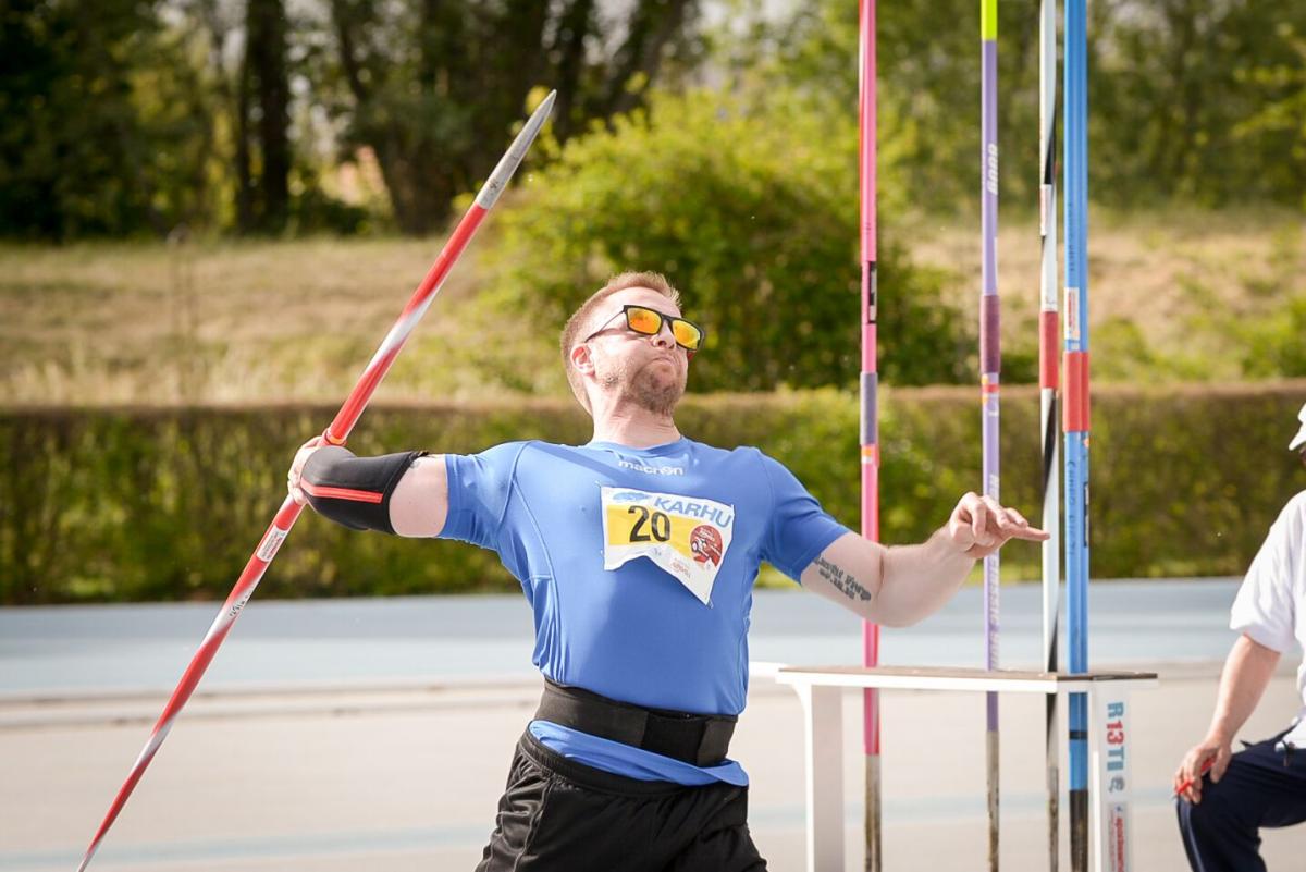 Helgi Sveinsson broke his own javelin F42 world record at the 2017 World Para Athletics Grand Prix in Italy.