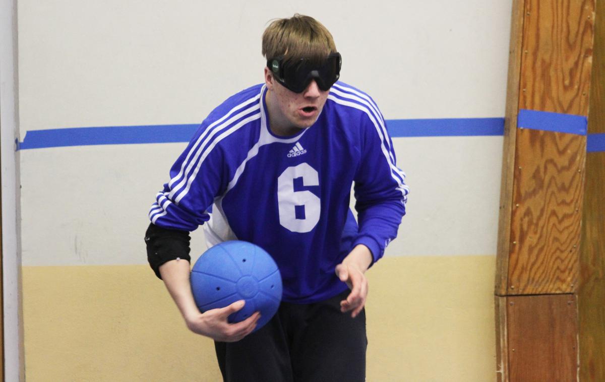 Markus Tihumaki - Finland - goalball Markus Tihumaki - Finland - goalball