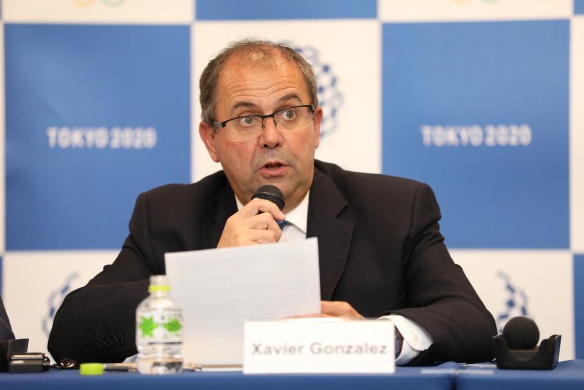 Xavier Gonzalez at the Tokyo 2020 Project Review Xavier Gonzalez at the Tokyo 2020 Project Review