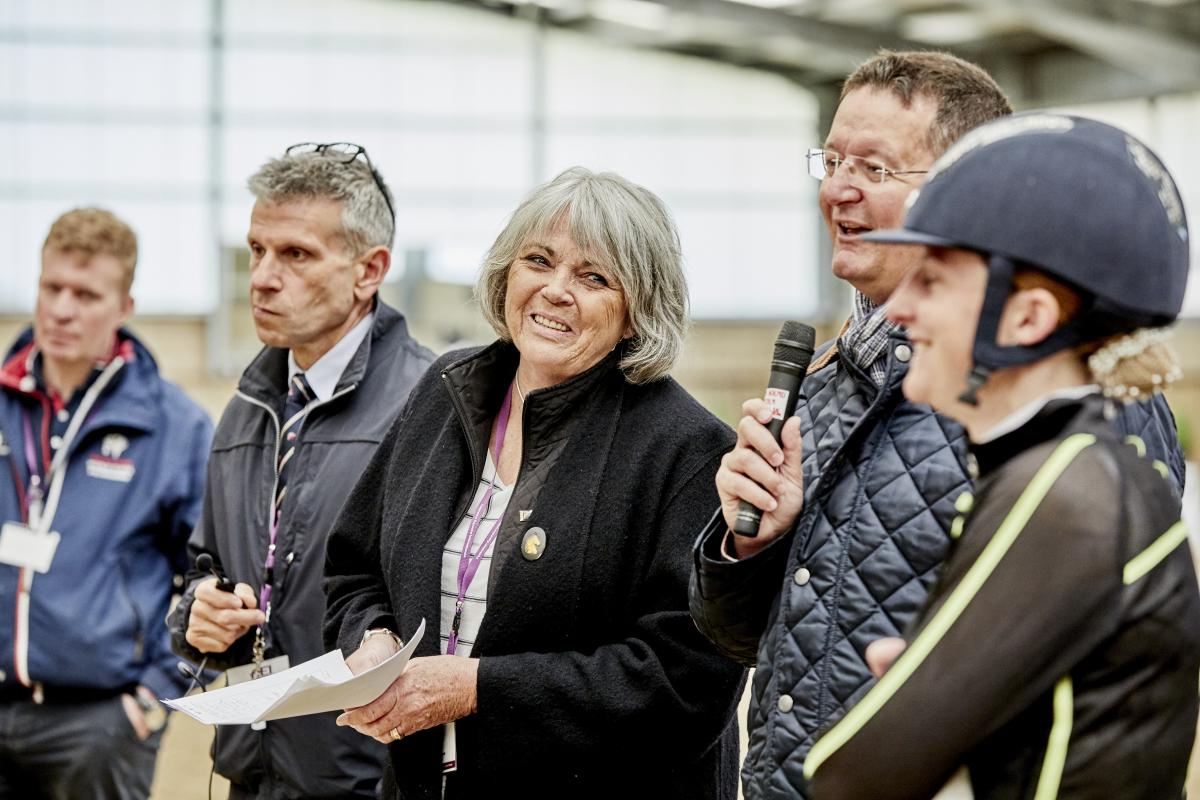 Equestrian forum in Great Britain People attend a Para equestrian forum