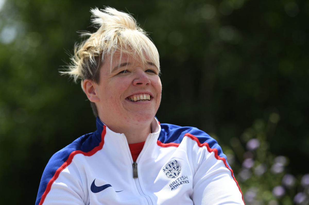 Jo Butterfield a woman smiles for the camera
