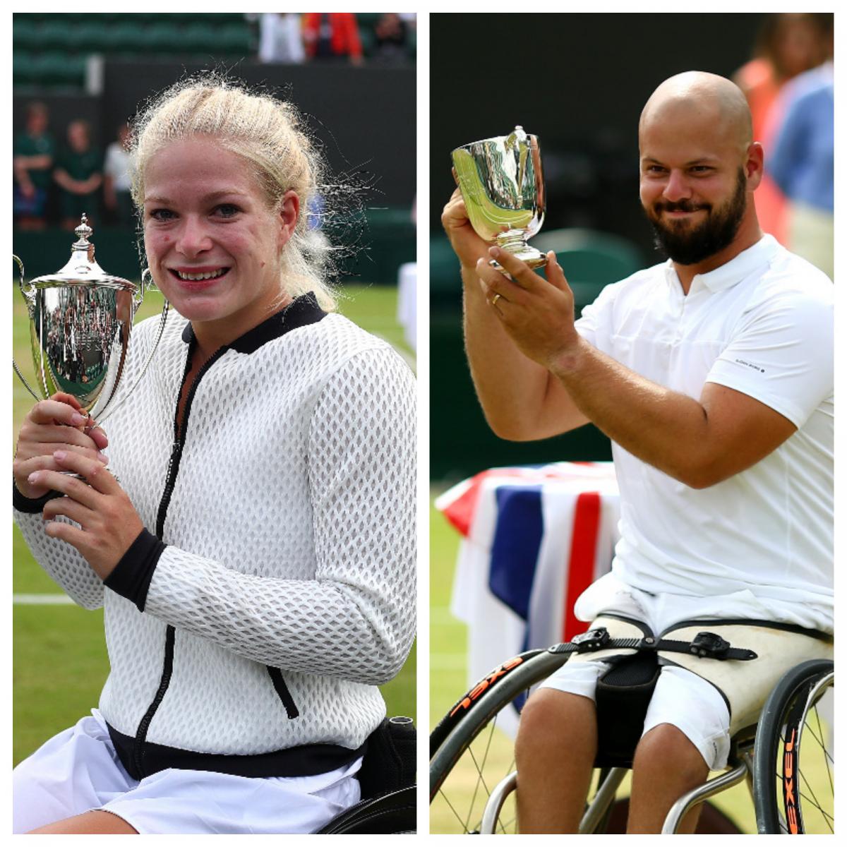 Stefan Olsson - Diede de Groot - Wimbledon 2017 Stefan Olsson - Diede de Groot - Wimbledon 2017