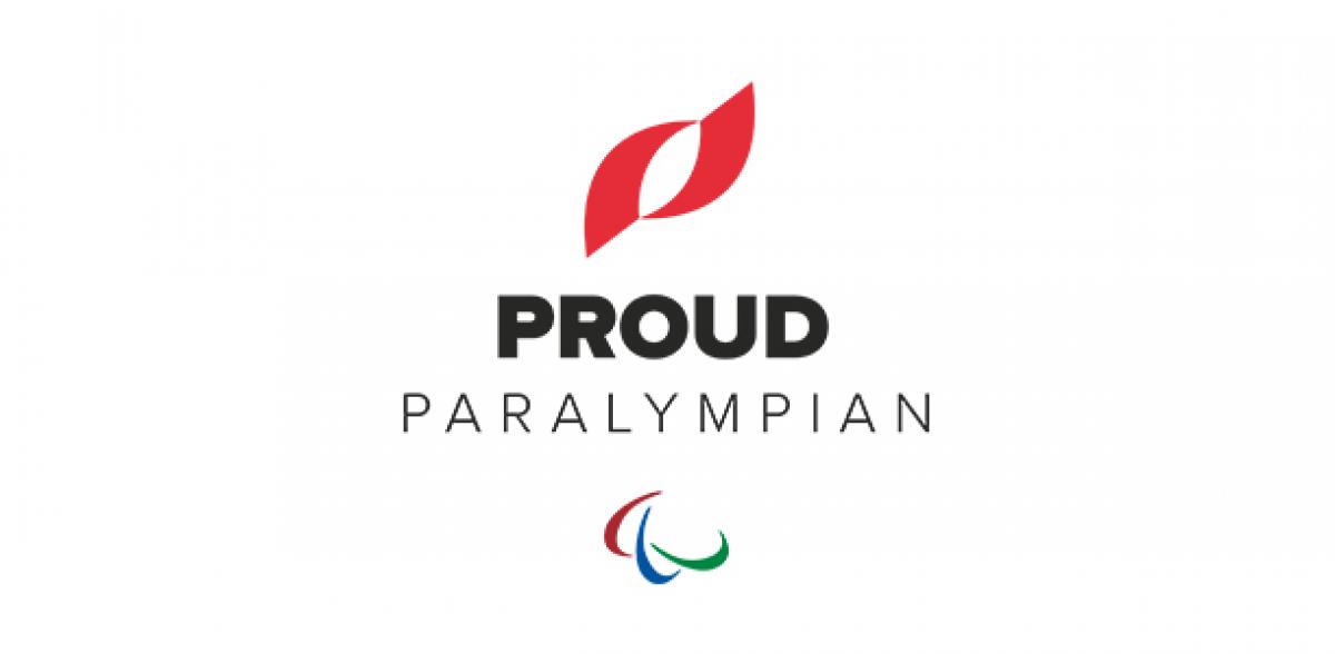 The official logo of Proud Paralympian