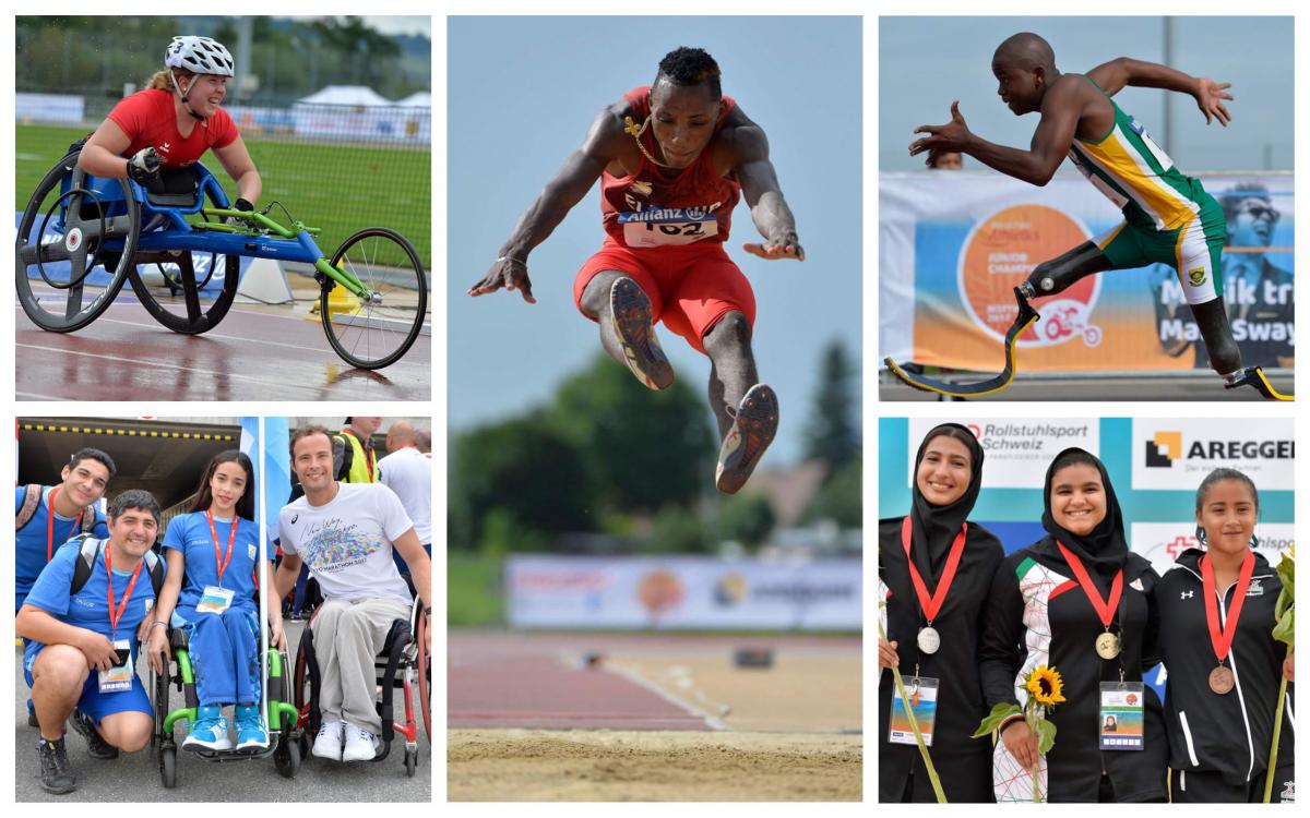 para athletes winning their events