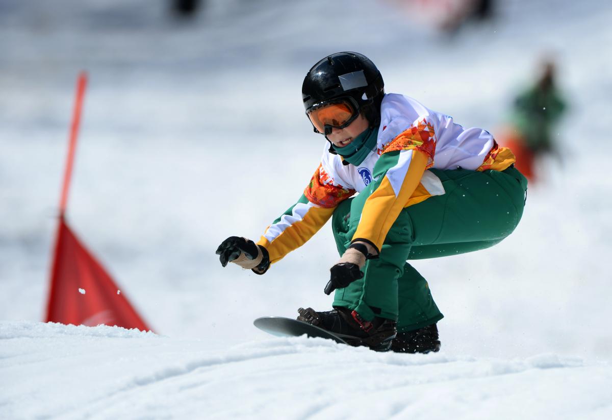 Ben Tudhope a male Para snowboarder