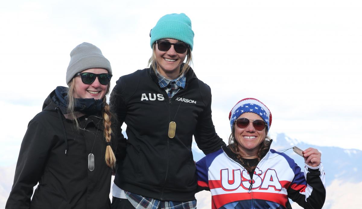 Joany Badenhorst a female Para snowboarder