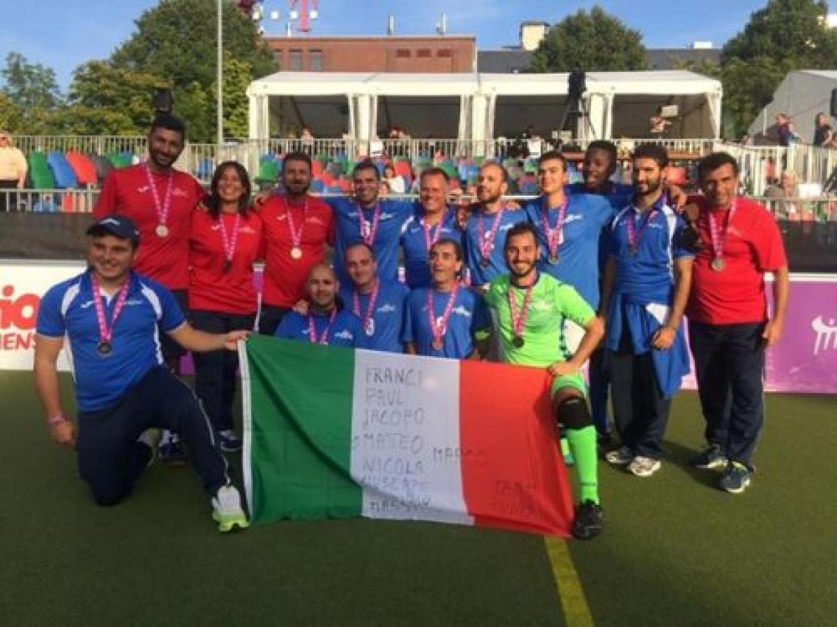 Italian blind football team - Italy