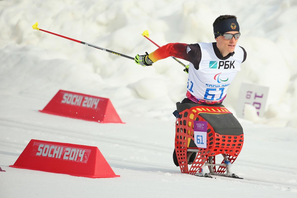 Martin Fleig a male Para Nordic skier