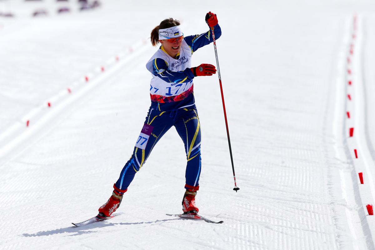 a female Para Nordic skier