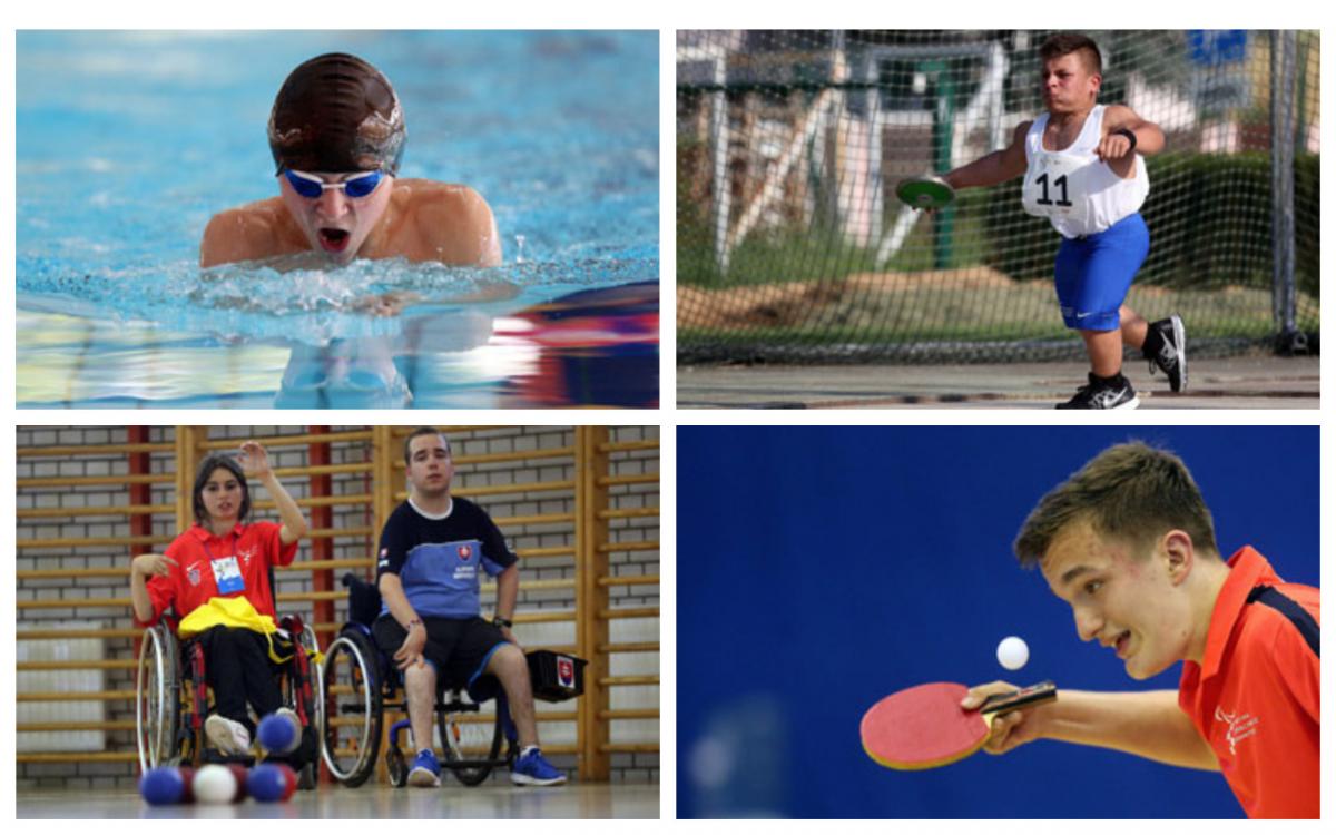 young Para athletes compete at their sports