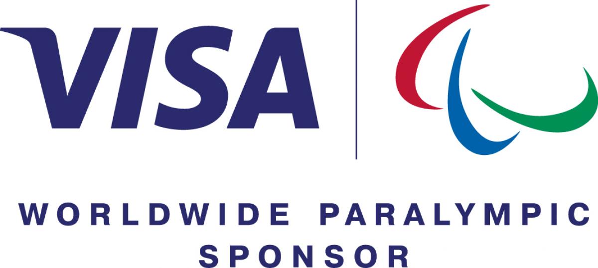 The official logos of VISA and the IPC