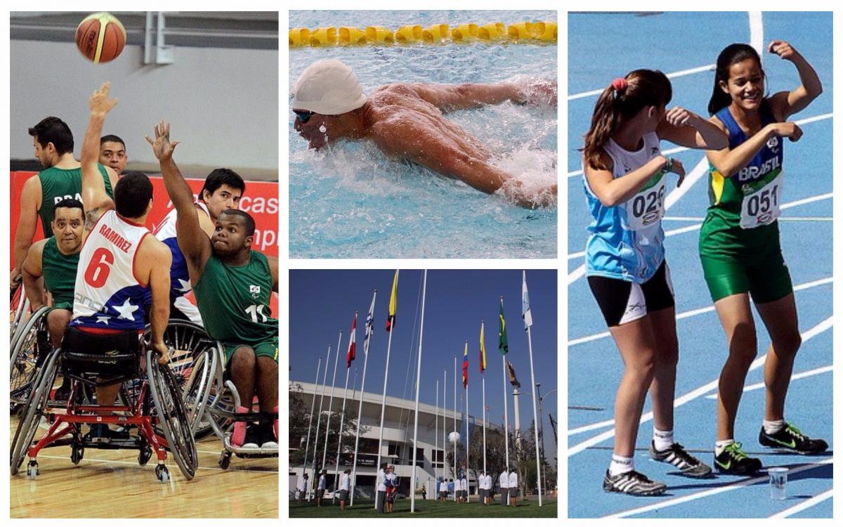 Para athletes compete in the sun at athletics, swimming and wheelchair basketball