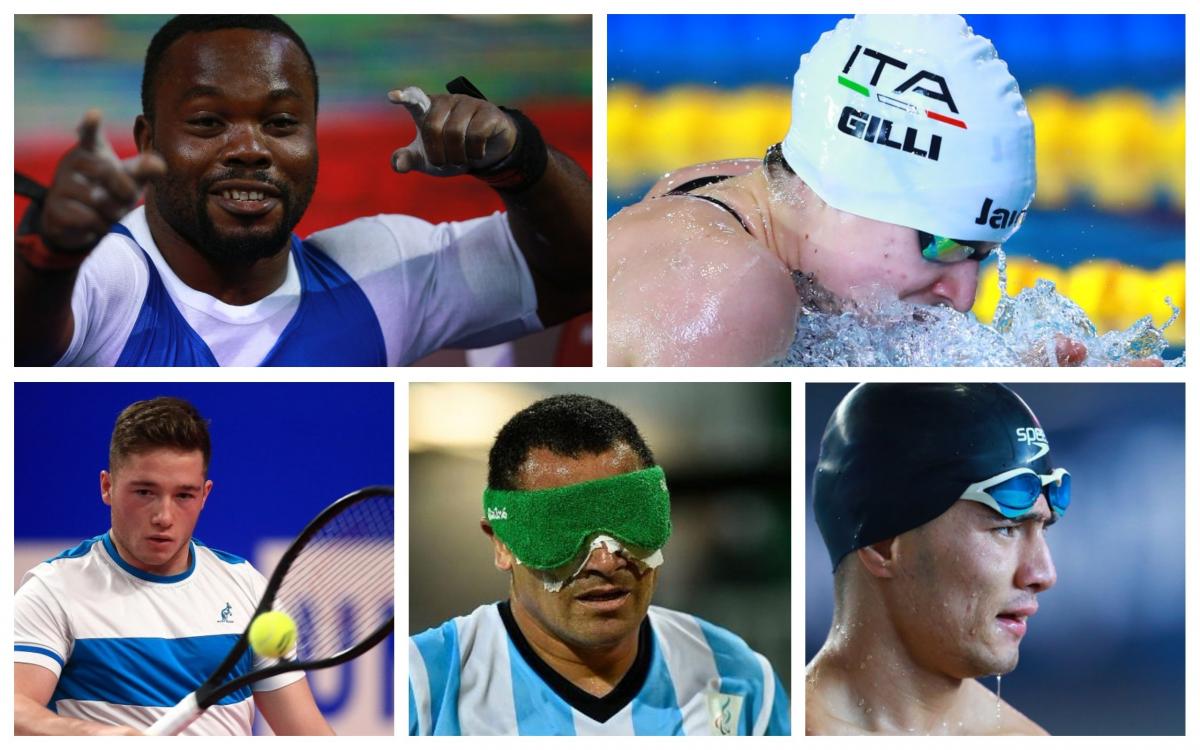 2017 December Allianz Athlete of the Month nominations Picture collage of athletes