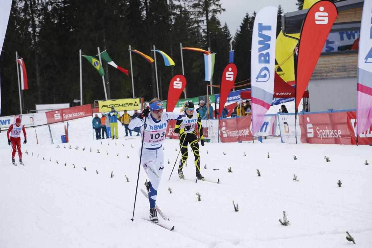 a male Para Nordic skier