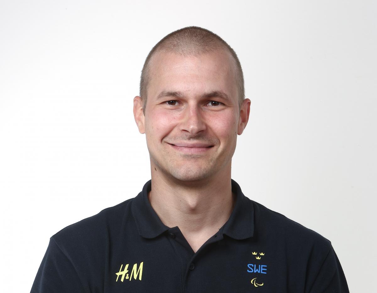 Viljo Peterson-Dahl a male wheelchair curling player