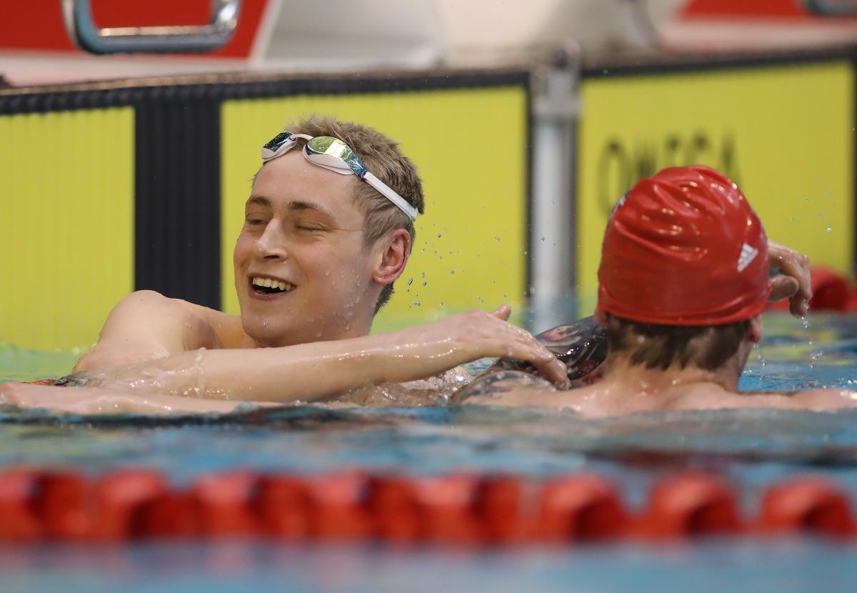 Stephen Clegg a male Para swimmer