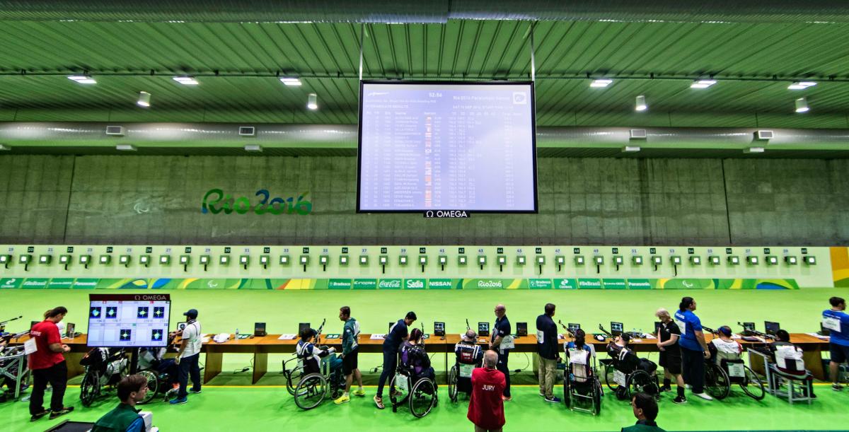 Rio 2016 - Shooting Para Sport competition Para shooters competing at Rio 2016