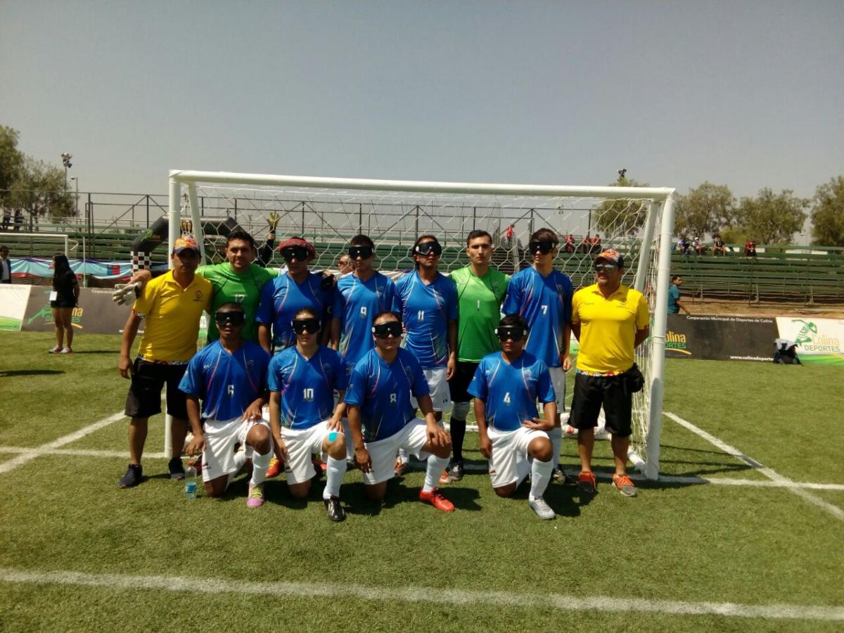 Colombian blind football team