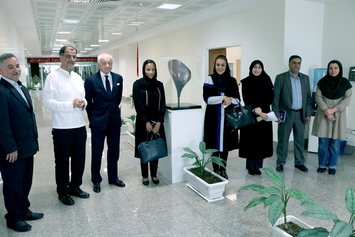 UNESCO Chief of Youth and Sport Section Alexander Schischlik meets with NPC Iran officials