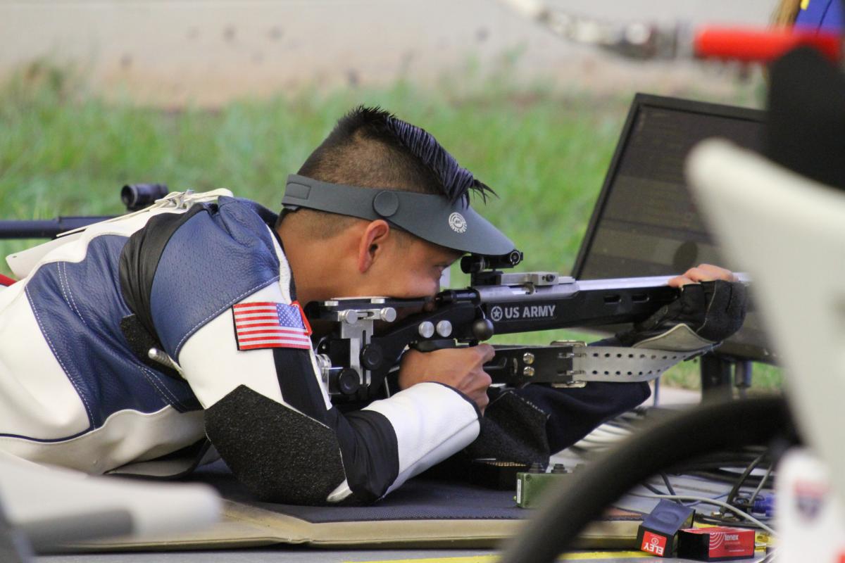 Kevin Nguyen A male Para shooter