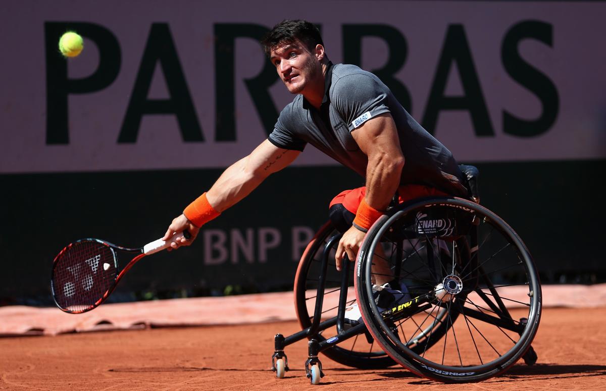 Argentinian wheelchair tennis player Gustavo Fernandez