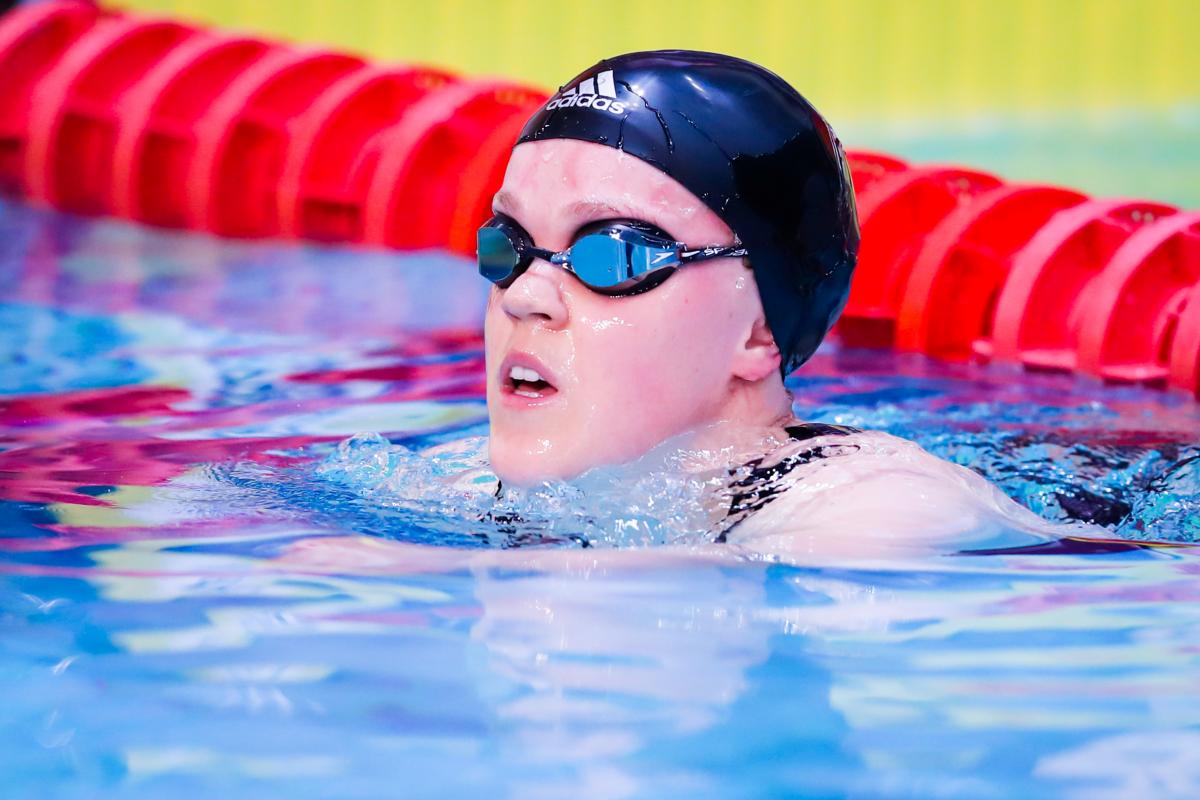 Ellie Simmonds - Great Britain - Sheffield 2018 World Series Swimmer in the water